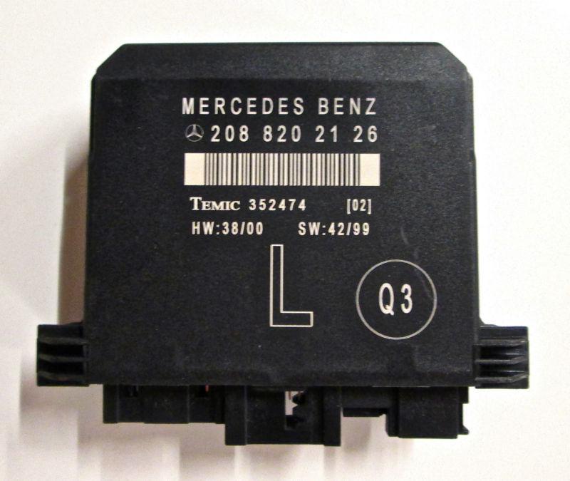 Mercedes benz front left door lock control unit 2088202126 clk 230 340