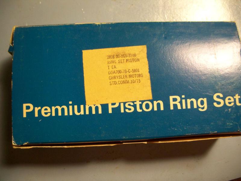 Nos standard piston rings for m37 & m43 dodge power wagon