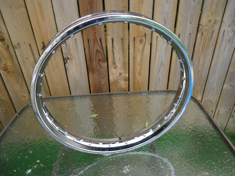 1972 honda cb450 front wheel rim 19 x 1.85 (40 spokes)