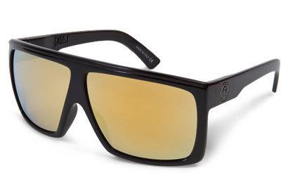 Dragon fame sunglasses black gold w/gold ion. lens 720-2074