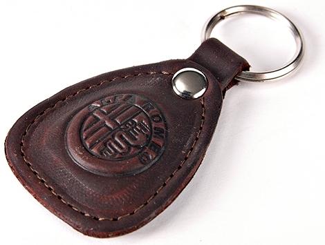 New all brand car leather keychain keyring #05