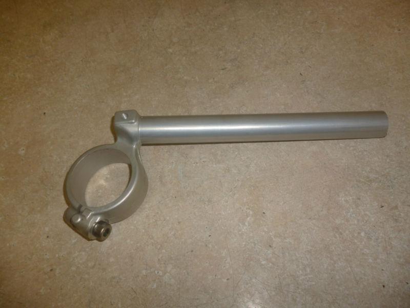 07 08 suzuki gsxr 1000 gsxr1000 right clip on handle bar straight oem  #8347