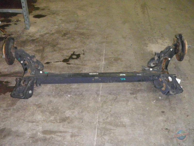 Rear axle beam jetta 589325 01 02 03 04 05 loaded less calipers and shocks