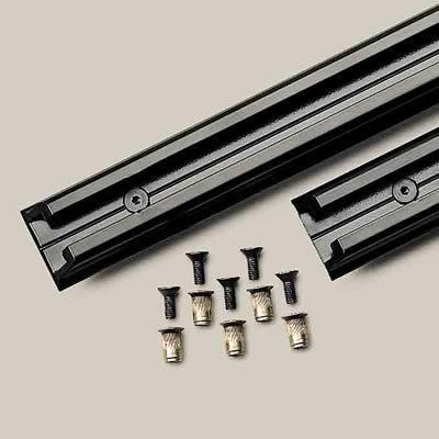 Surco r5300 roof rails aluminum black powdercoated 53" pair