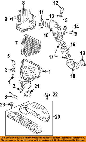 Hyundai oem 1471198006b air intake-intake hose clamp