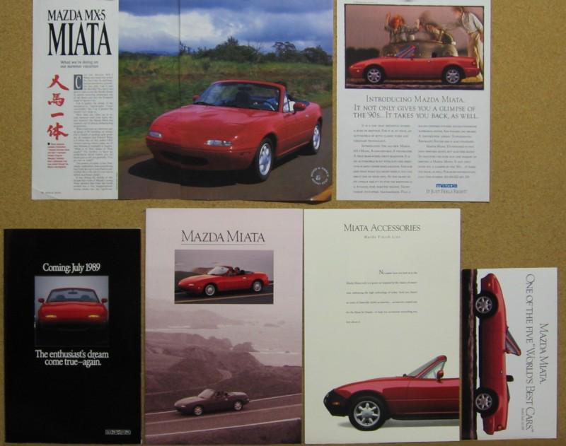 1990 mazda miata brochure set...neat!