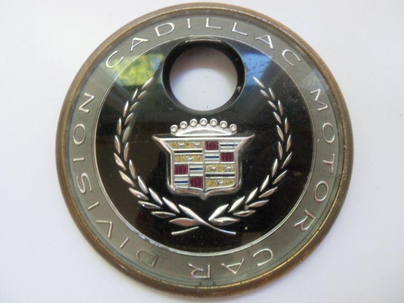 Cadillac motor car division trunk emblem