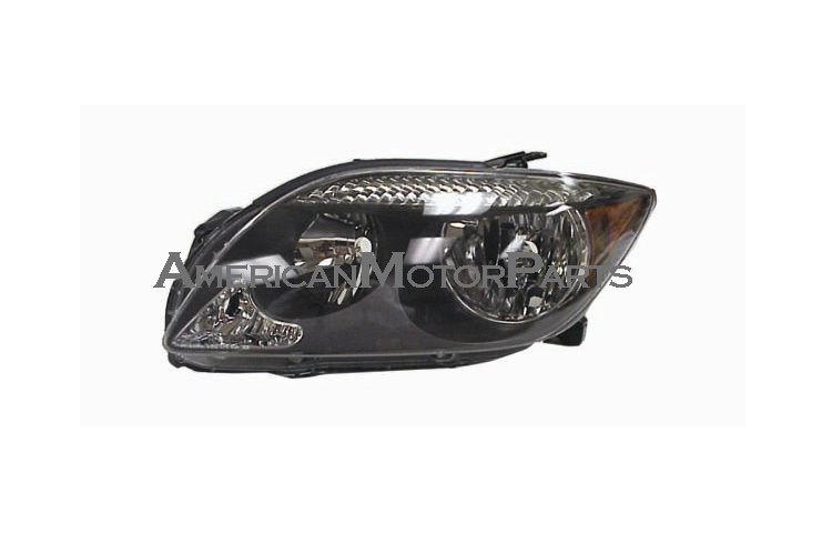 Left driver side replacement headlight head lamp 05-07 scion tc w/o base package