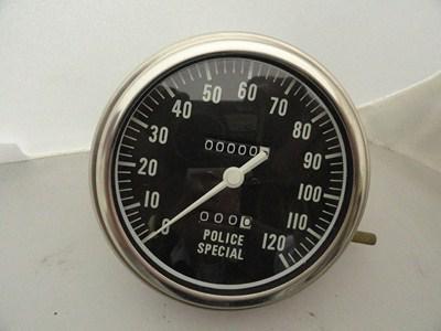 Police models "new repro" speedometer #67006-62a