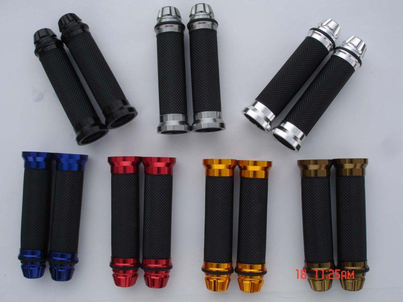 7/8" handle bar hand grips for suzuki gsxr600 gsxr750 gsxr1000 hayabusa new 