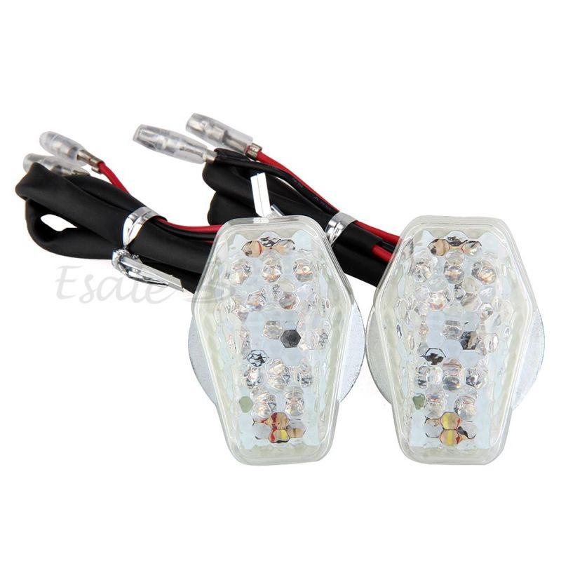 2 x 15 led motorcycle turn signal light bulb blinker for suzuki sv 650s 1000