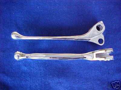 Harley davidson shovelhead fl flt flh 66-71 lever set new brake & clutch 67 68 