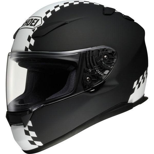 Black/white xxl shoei rf-1100 rollin' full face helmet