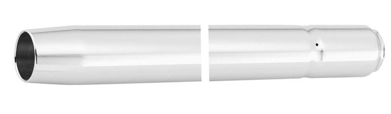 Custom cycle 39mm show chrome fork tubes - 28.25in.  t1347