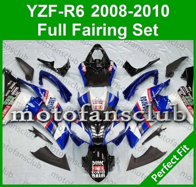 Fit yamaha yzf r6 08 09 10 yzfr6 2008 2009 2010 600 fairing bodywork #07 c