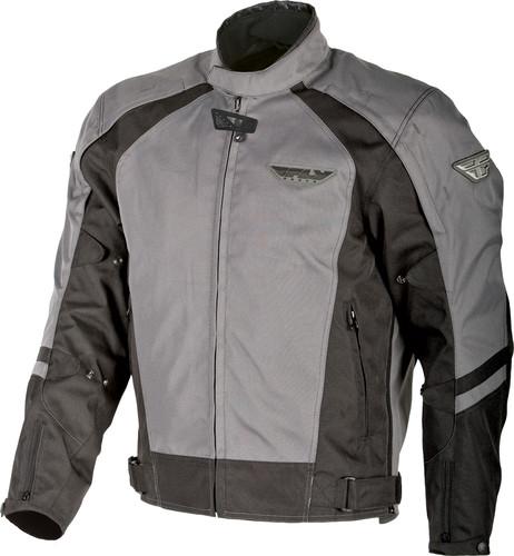 Fly racing butane 3 motorcycle jacket gun/black x-large