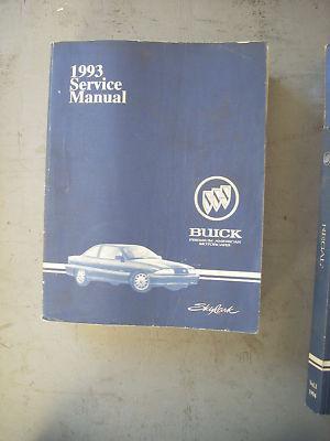 1993 93 buick skylark shop service repair book manual