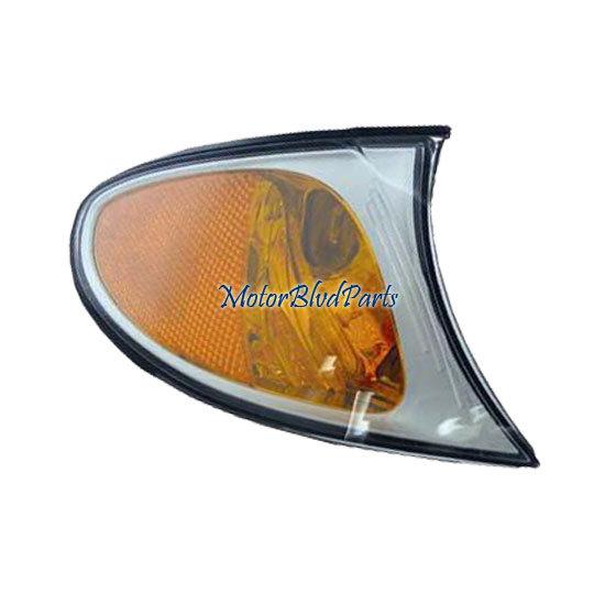 02-05 bmw e46 sedan wagon chrome turn signal lamp right