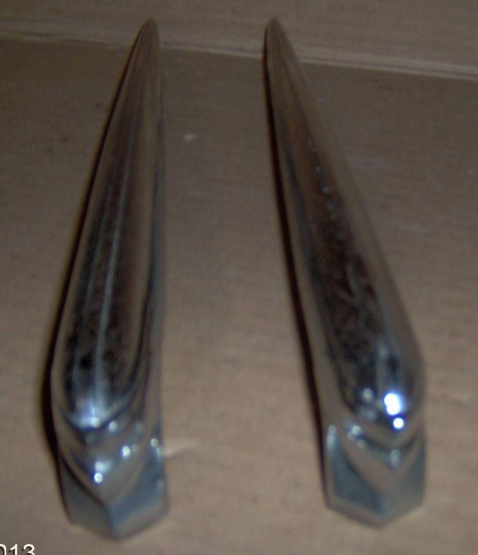 1952 53 54 lincoln fender markers scarce matched pair,very good condition ratrod