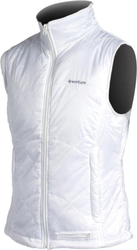 Venture ladies 12v heated vest white medium