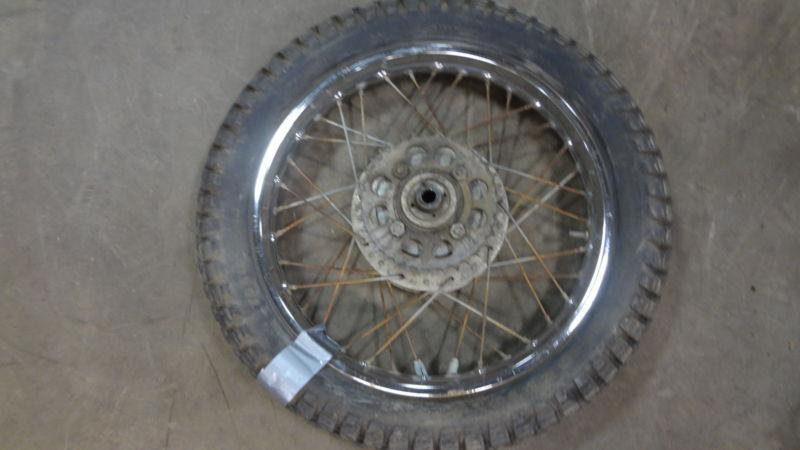 1968 honda cb350 cb 350 twin h745 rear wheel rim 18"