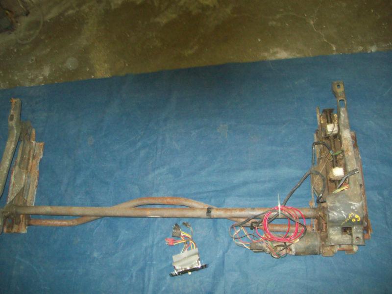1960 ford lincoln mercury 6 way power seat frame w switch rat hot rod