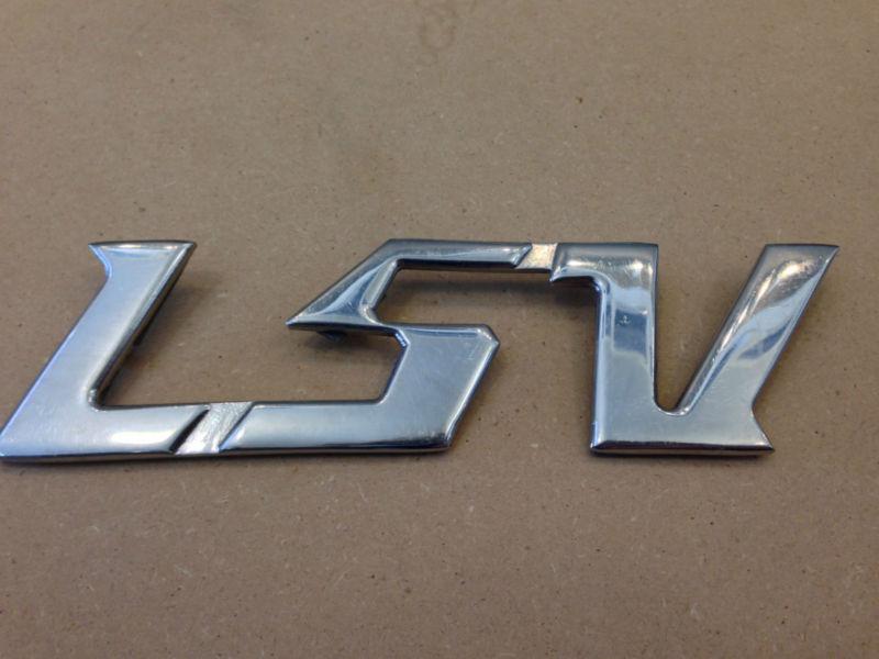 Malibu boats lsv stainless steel emblem