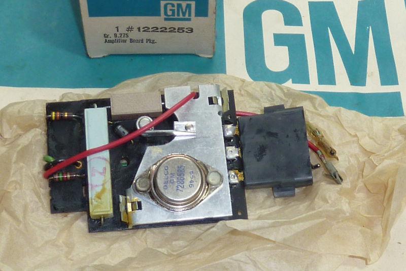Nos gm chevrolet cadillac amplifier circuit board auto temperature control 1966