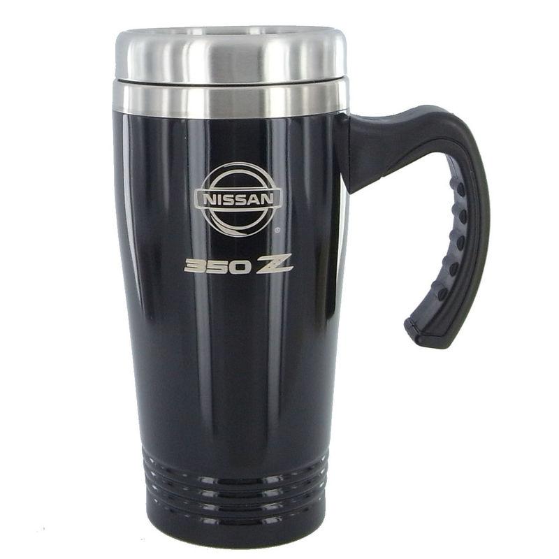 Nissan 350z black stainless steel coffee tumbler mug