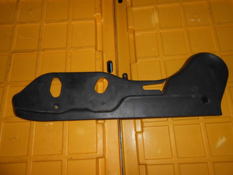 96 00 honda civic ex 2dr left driver side seat bezel cover trim black a36 i