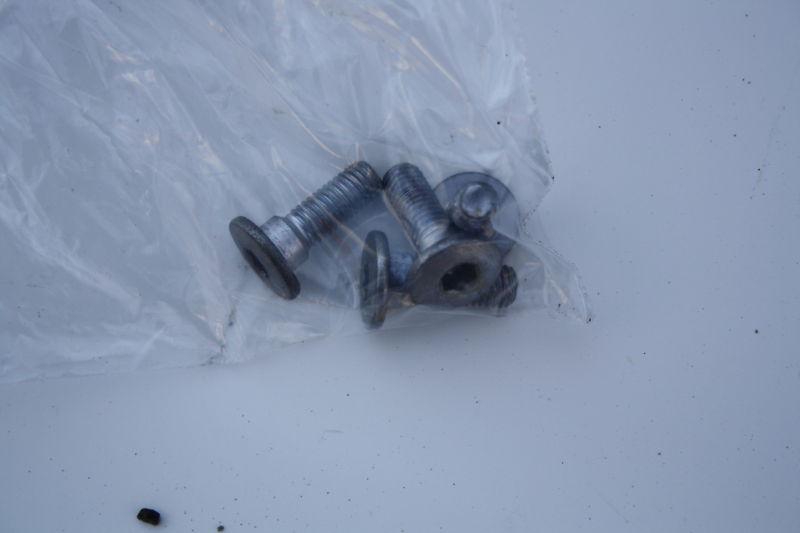 06-07 kawasaki zx-10 footpeg bracket bolts screws rearset bolts 2006 2007 