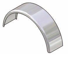 Kampco steel products single steel fender radius 6403-16ga