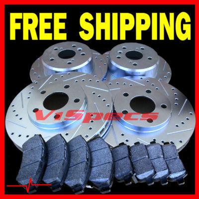 Fits vw rabbit 07 08 09 brake rotors pads f&r