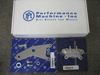 Performance machine 1254-0052,  rear caliper kit '73-80 fx,fl 10" disc. ds325106