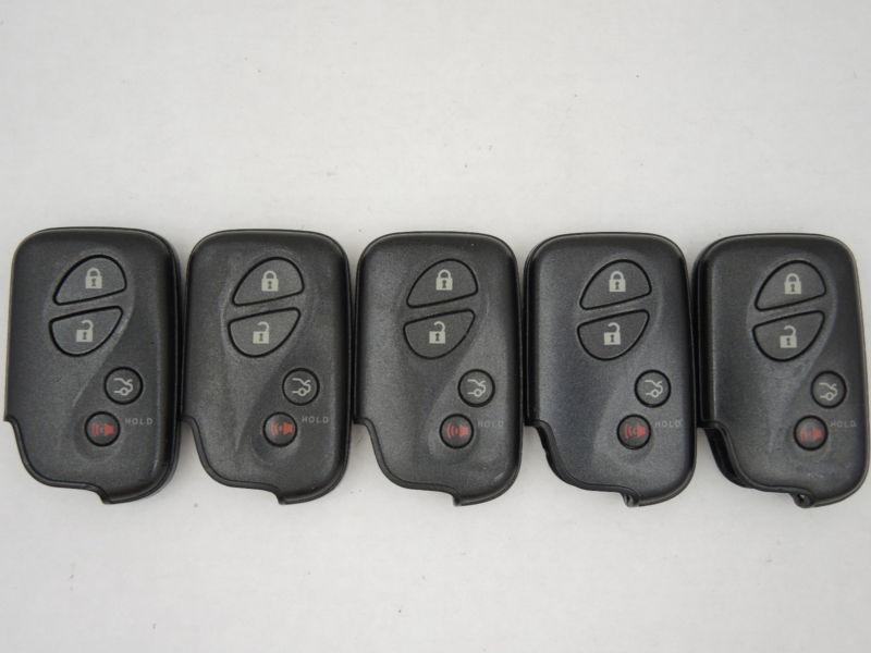 Lexus lot of 5 remotes keyless entry remote fcc id:  hyq14aab
