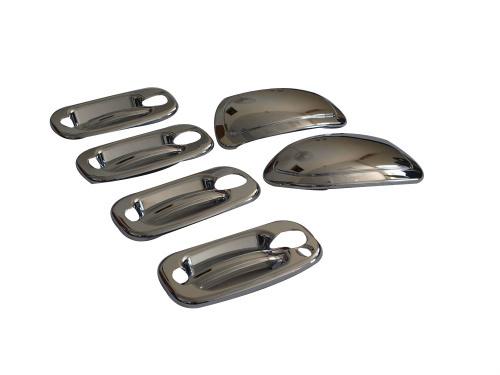 Chrome door handle mirror covers for gmc yukon sierra 2000-2006