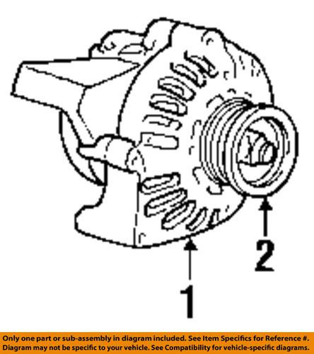 Gm oem 15225928 alternator/generator/alternator