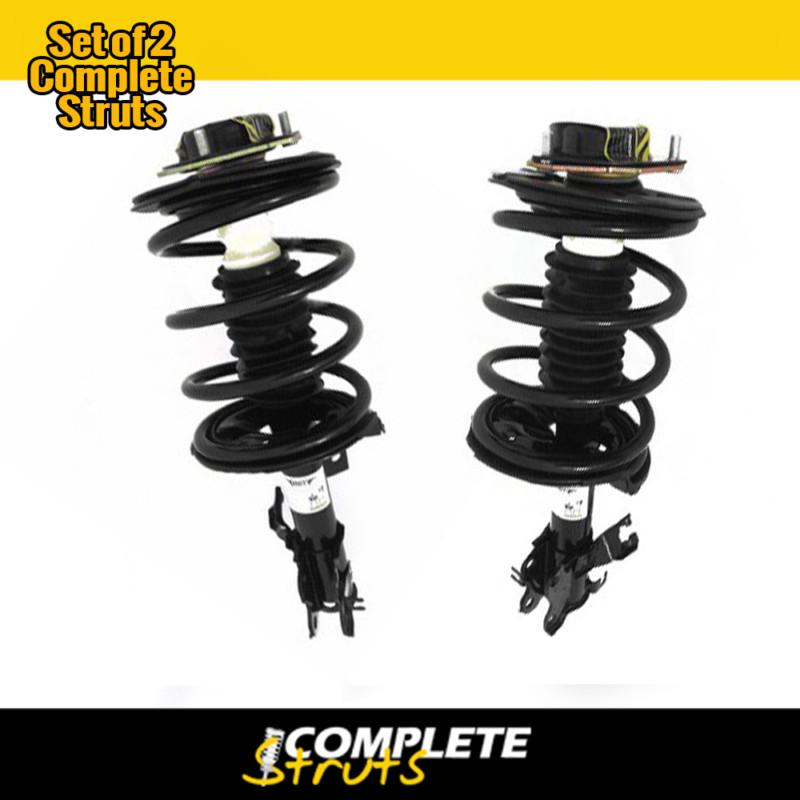 Nissan altima v6 front quick complete struts & coil springs + mounts pair 02-06