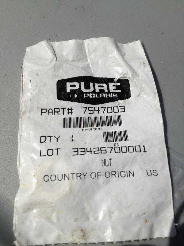 Polaris virage nut  700 2001 pwc  part#  7547003 oem new!