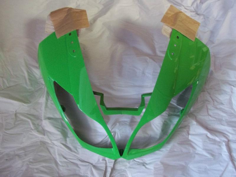 09 - 11 kawasaki zx6r zx 6r new oem green upper fairing