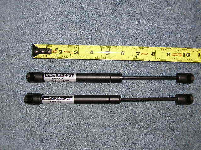 Set 10in 60# nitro-prop gas shock strut support spring lift tube rod 10" 60lb