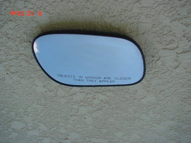 1998-2011 mercury grand marquis / ford cv passenger side glass mirror oem