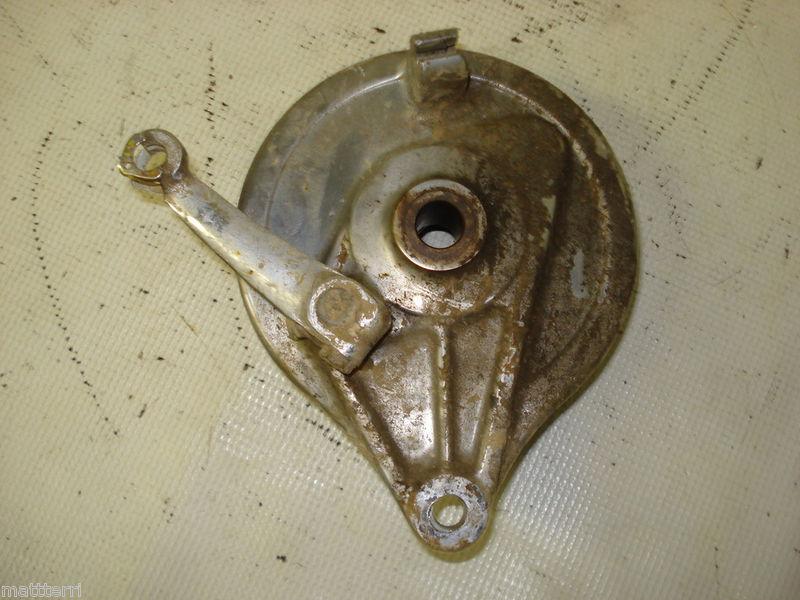 74 honda mt125 mt 125 - rear brake assembly