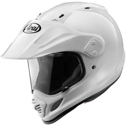 Arai xd4 solid dual sport helmet white