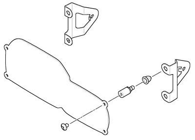 Bmw genuine motorcycle off-road protective window f700gs f800gs k70 k72