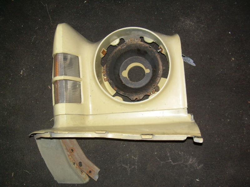 1974 monte carlo headlight extension with signal lamps and filler right hand