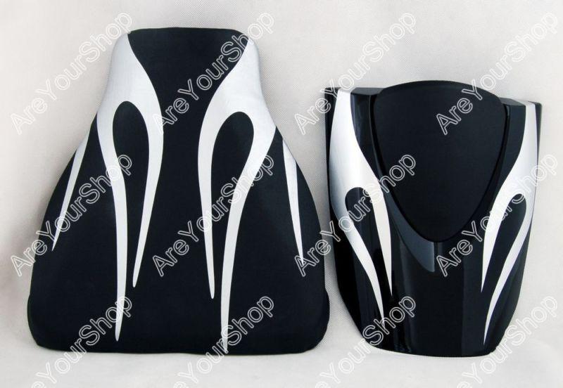 Seat set front rider rear cover honda cbr 600 rr 2007-2012 flamesilver