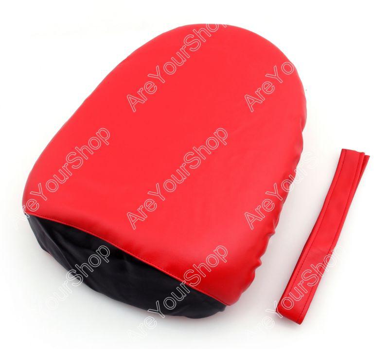 Rear pu leather seat cowl cover pillon suzuki gsxr 600/750 08-09 k8 red