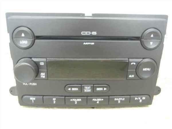 08 ford edge cd 6-disc mp3 player radio oem