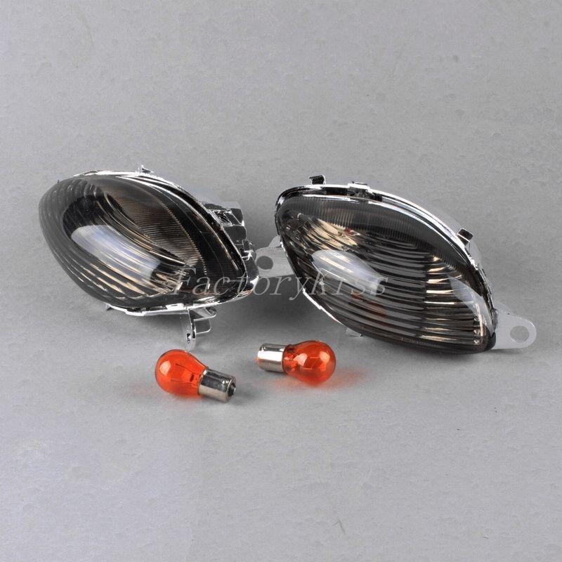 Gau front turn signals fit suzuki hayabusa gsxr1300 2003-2007 smoke